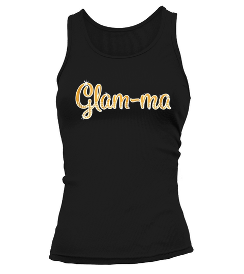 Glam-ma Funny Grandma Gold Color Bling Tank top Woman