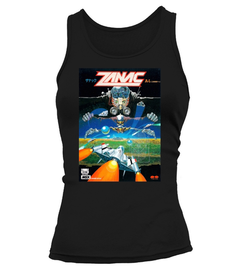 Retro 90s Graphic Zanac Unisex T-Shirt Tank top Woman