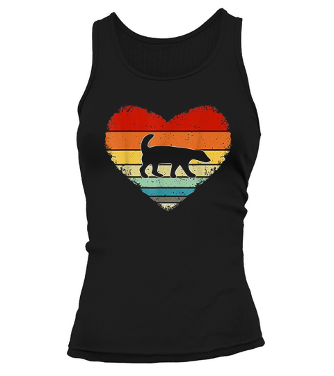 Vintage Heart Honey Badger Tank top Woman