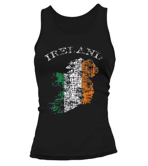 Vintage Ireland Irish Flag Tank top Woman