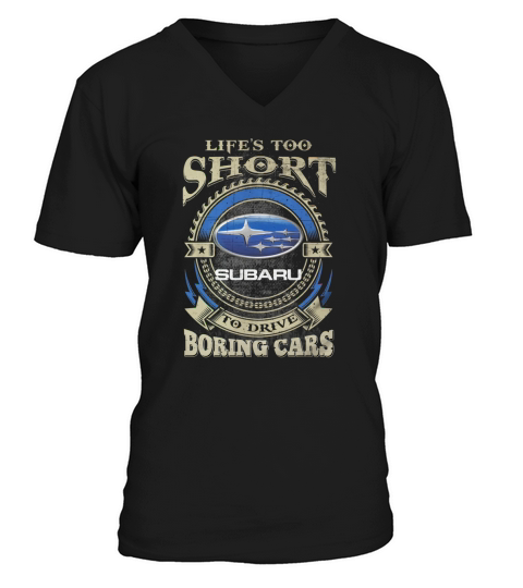 LIFES TOO SHORT SUBARU V-Neck T-shirt