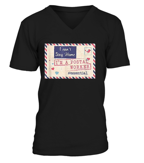 Postal Worker For Women Essential Mail Lady Gifts V-Neck T-shirt