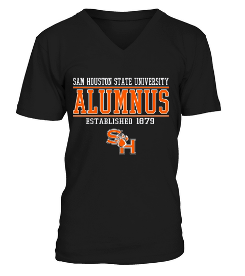 Sam Houston state university  Alumnus established 1879 V-Neck T-shirt