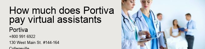 How much does Portiva pay virtual assistants