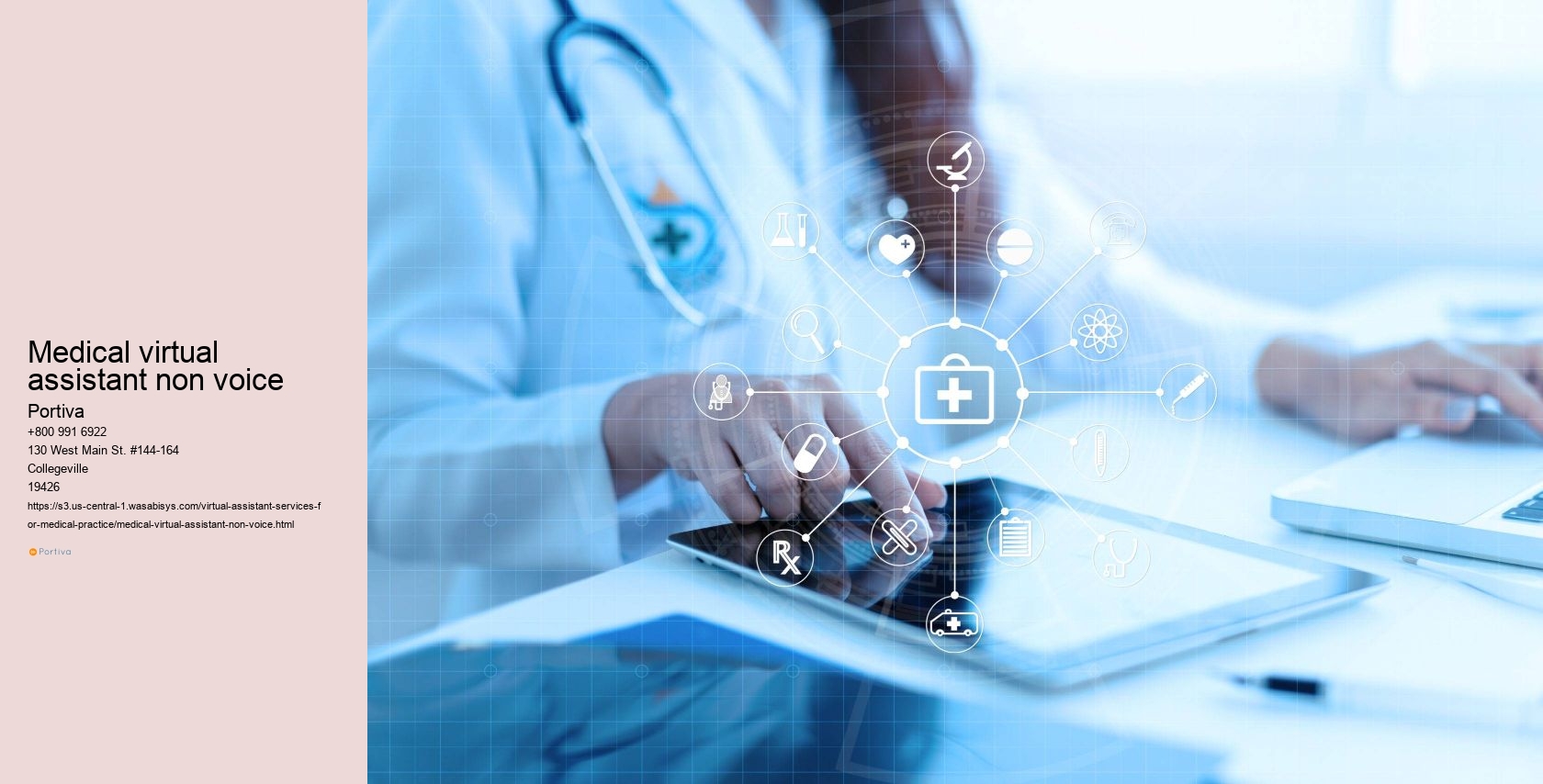 medical virtual assistant non voice