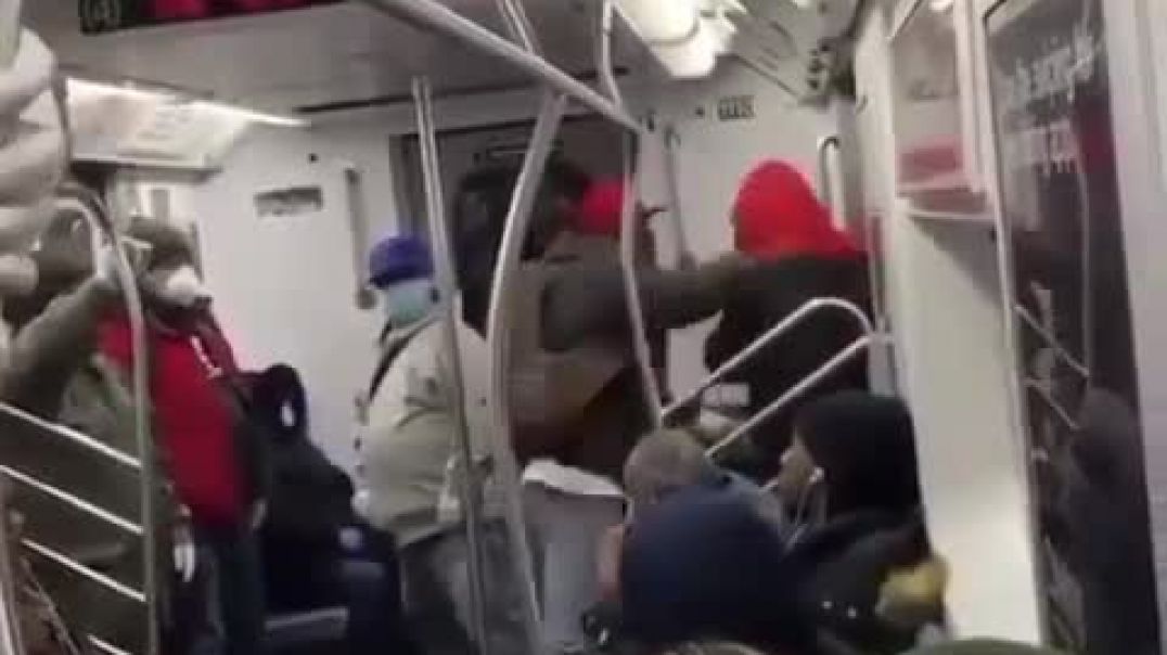 The most quietest, calmest, fight that had ever taken Place on the Subway