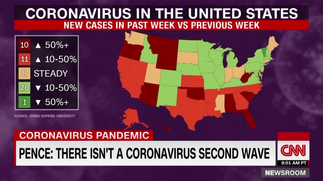 ⁣Pence tries to declare coronavirus over