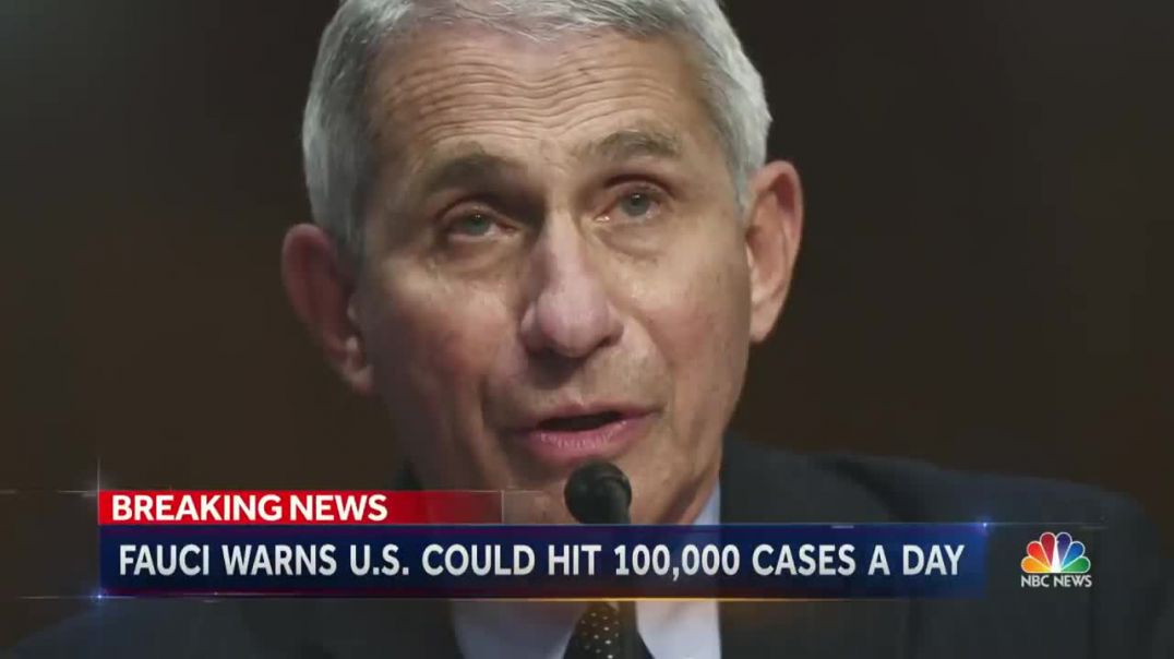 ⁣Fauci Warns U.S. Coronavirus Cases Could Increase To 100,000 A Day