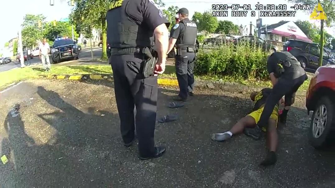 Akron police release body-cam footage of officers punching man after videos appear on social media