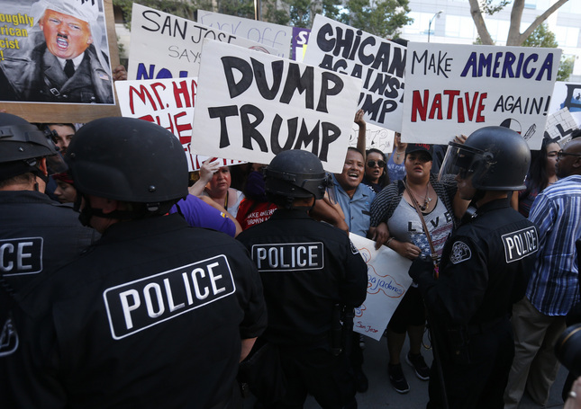 Bay Area Trump rally attendees sue San Jose, Mayor, Police Chief