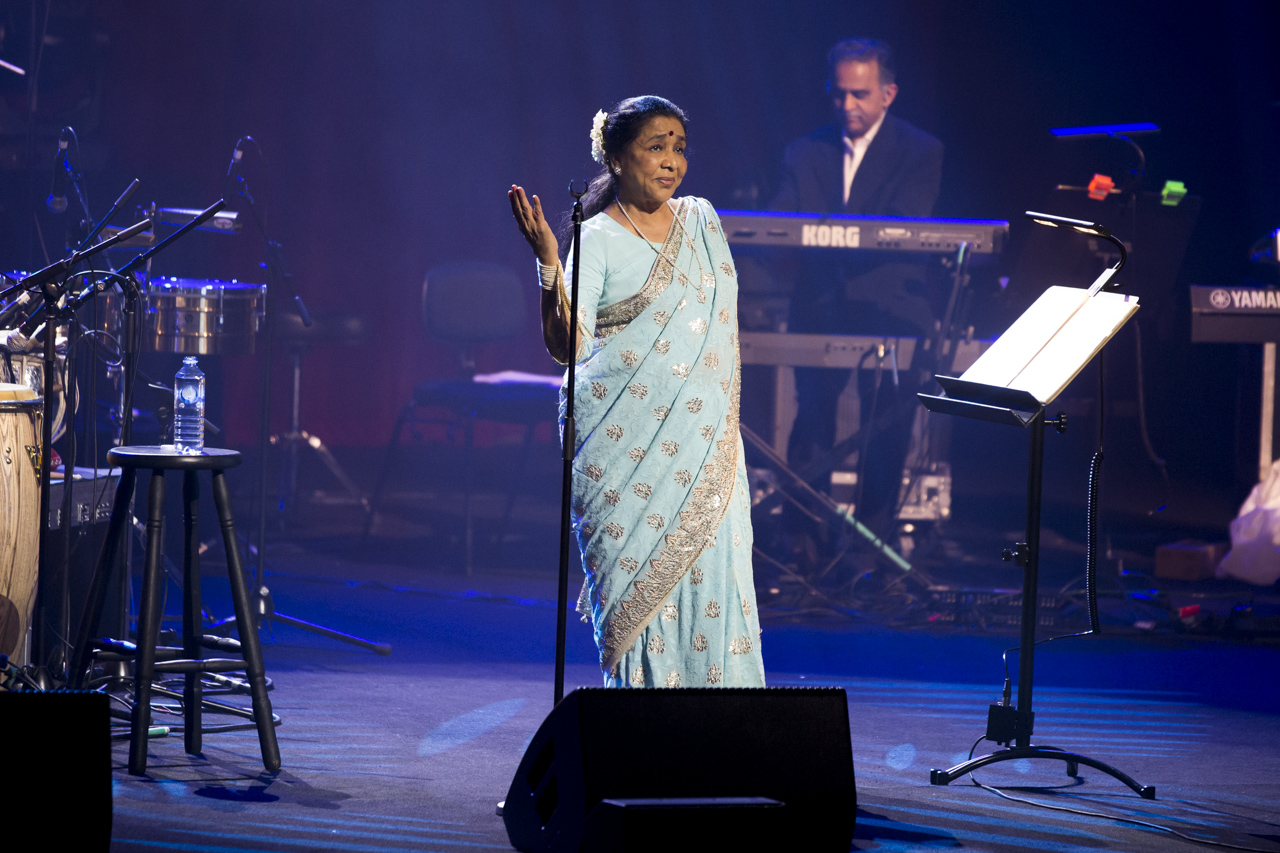 Asha Bhosle mesmerizes American audiences in Virginia, one last time.