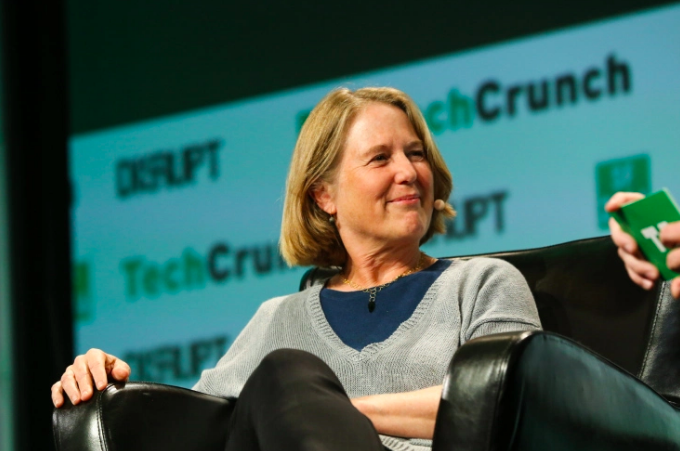Diane Greene talks AWS and machine learning at TechCrunch Disrupt
