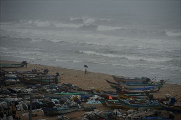 Residents in Tamil Nadu and Andhra Pradesh on cyclone alert