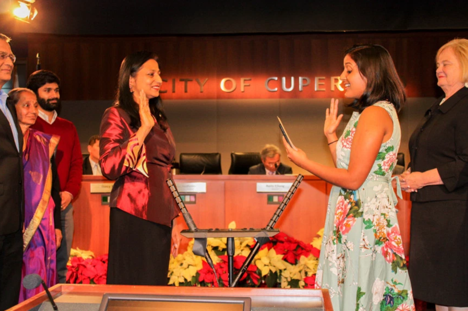 Cupertino’s Savita Vaidhyanathan becomes the first Indian-American female mayor in the US