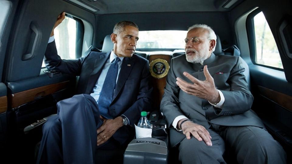 President Obama makes farewell call to Prime Minister Narendra Modi