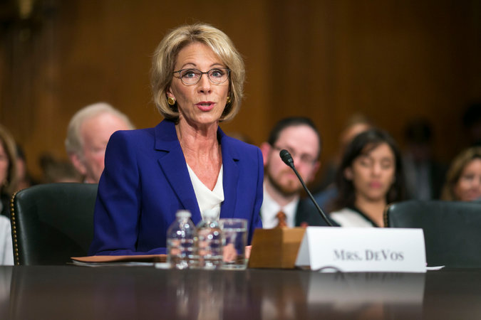 Vice President Mike Pence Breaks Tie in Betsy DeVos Confirmation
