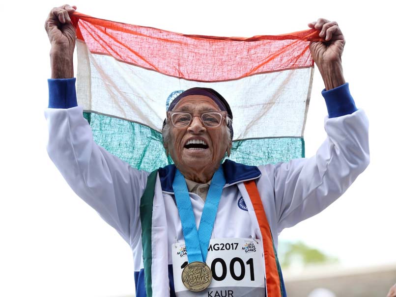 101-year-old Man Kaur wins gold at World Masters Games