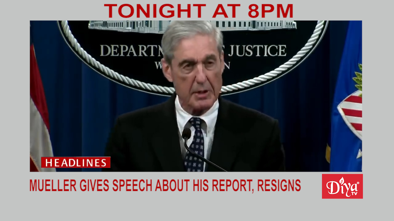 Mueller makes first public speech about his report, resigns
