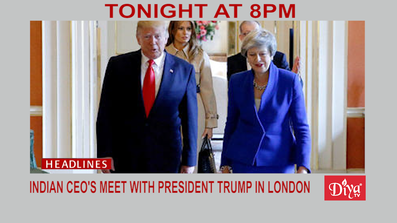Indian CEO’s meet with President Trump in London