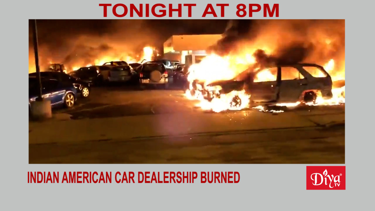Indian American car dealership in Wisconsin burned & destroyed