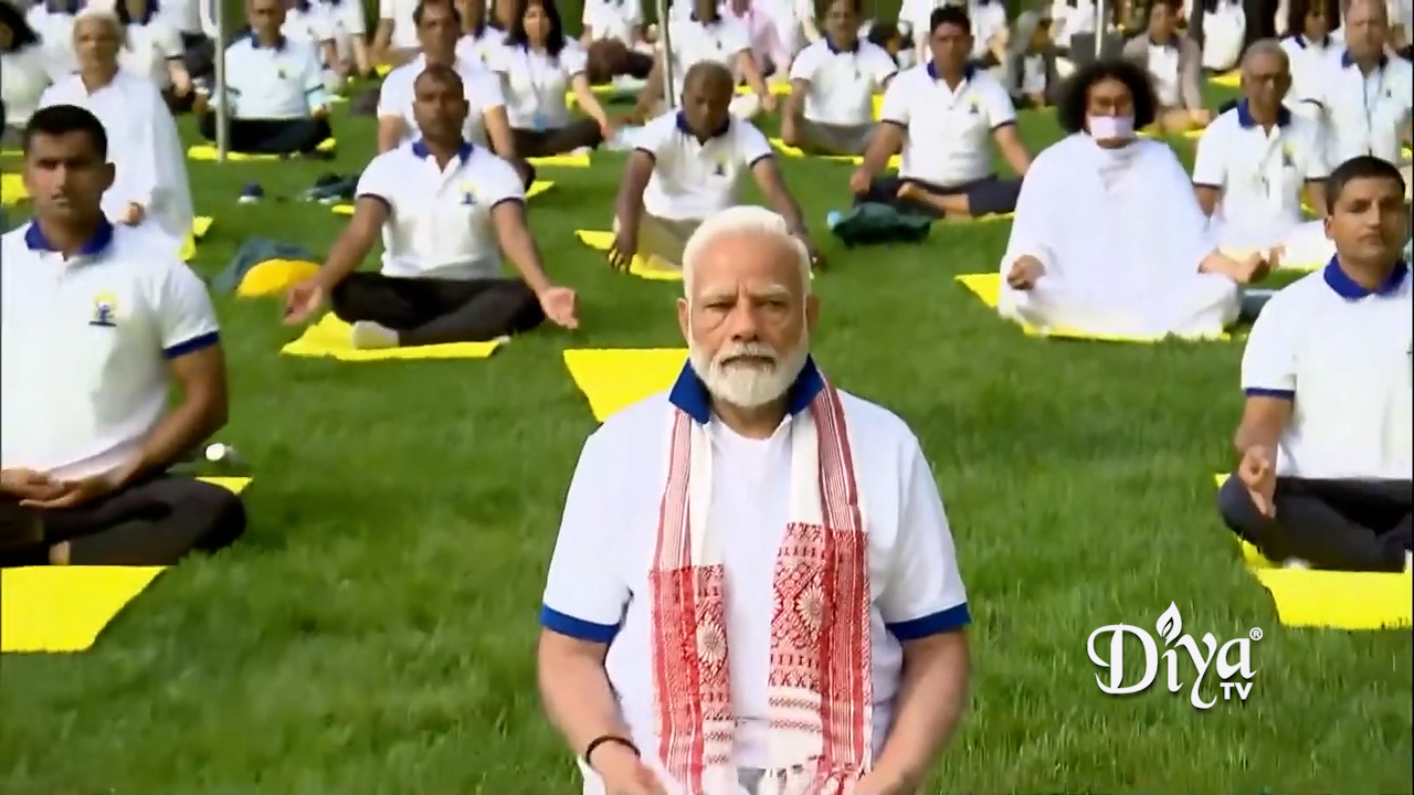 Indian Prime Minister Narendra Modi meets Elon Musk, hosts yoga at UN