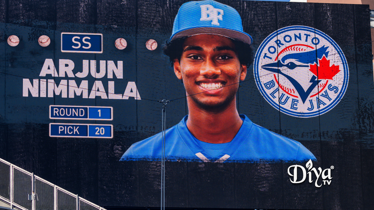 The Toronto Blue Jays select Indian American Arjun Nimmala 20th overall