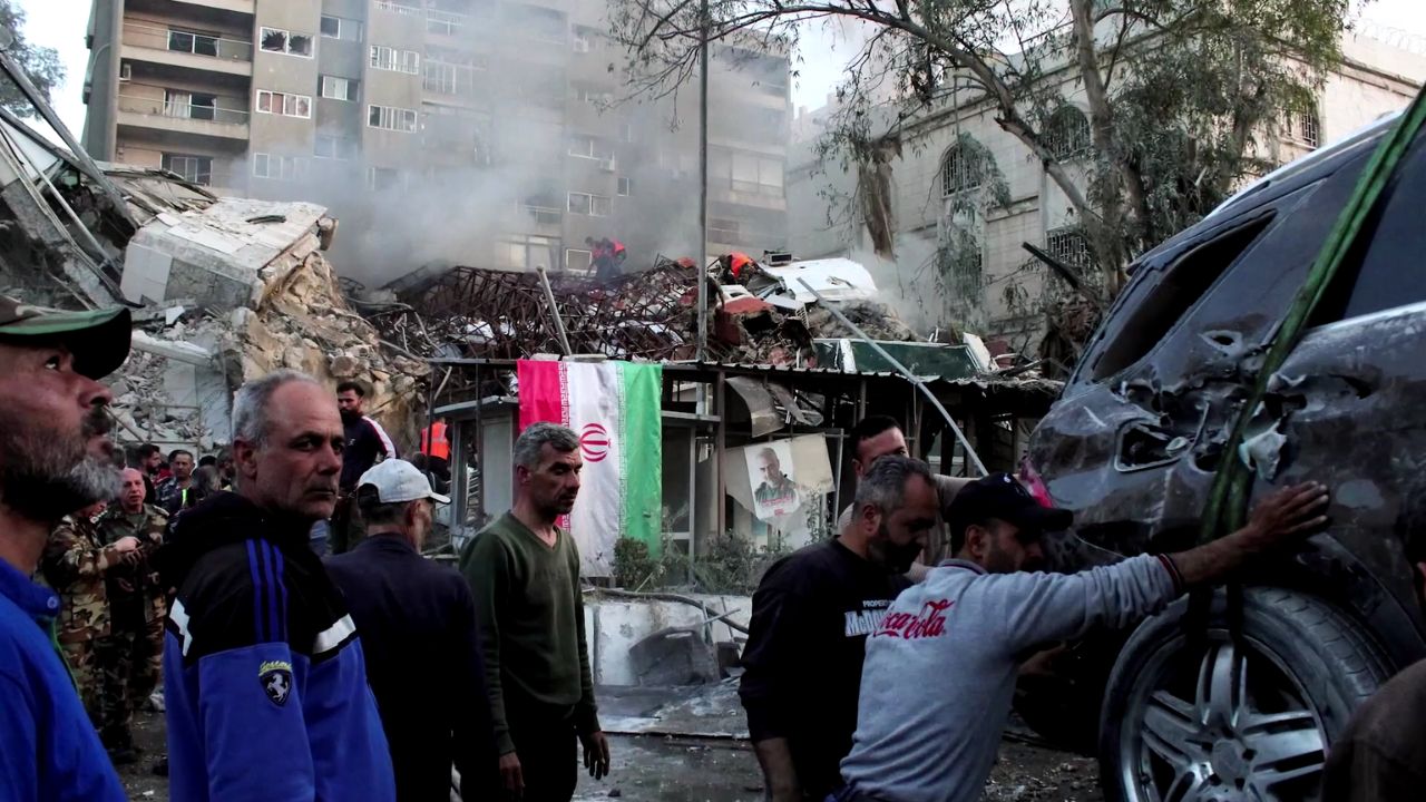 Israeli airstrike targets Iran’s consulate in Syria, killing senior officials