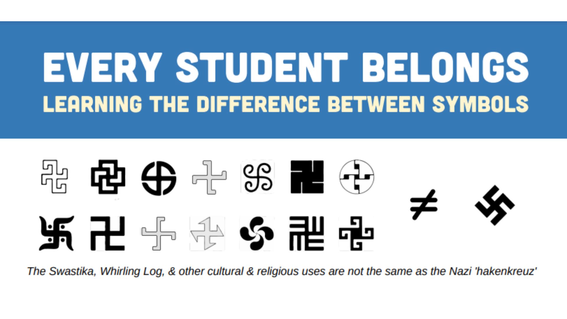 Oregon Department of Education Distinguishes Between Swastika and Nazi Hakenkreuz