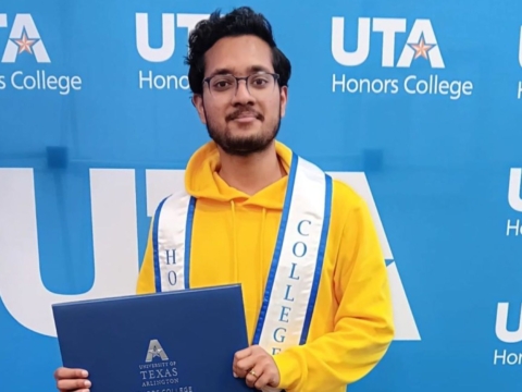 UT Arlington Physics student wins top award for groundbreaking Graphene research