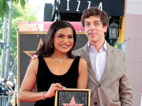 Mindy Kaling was awarded a Hollywood Walk of Fame star, BJ Novak gave a tribute.