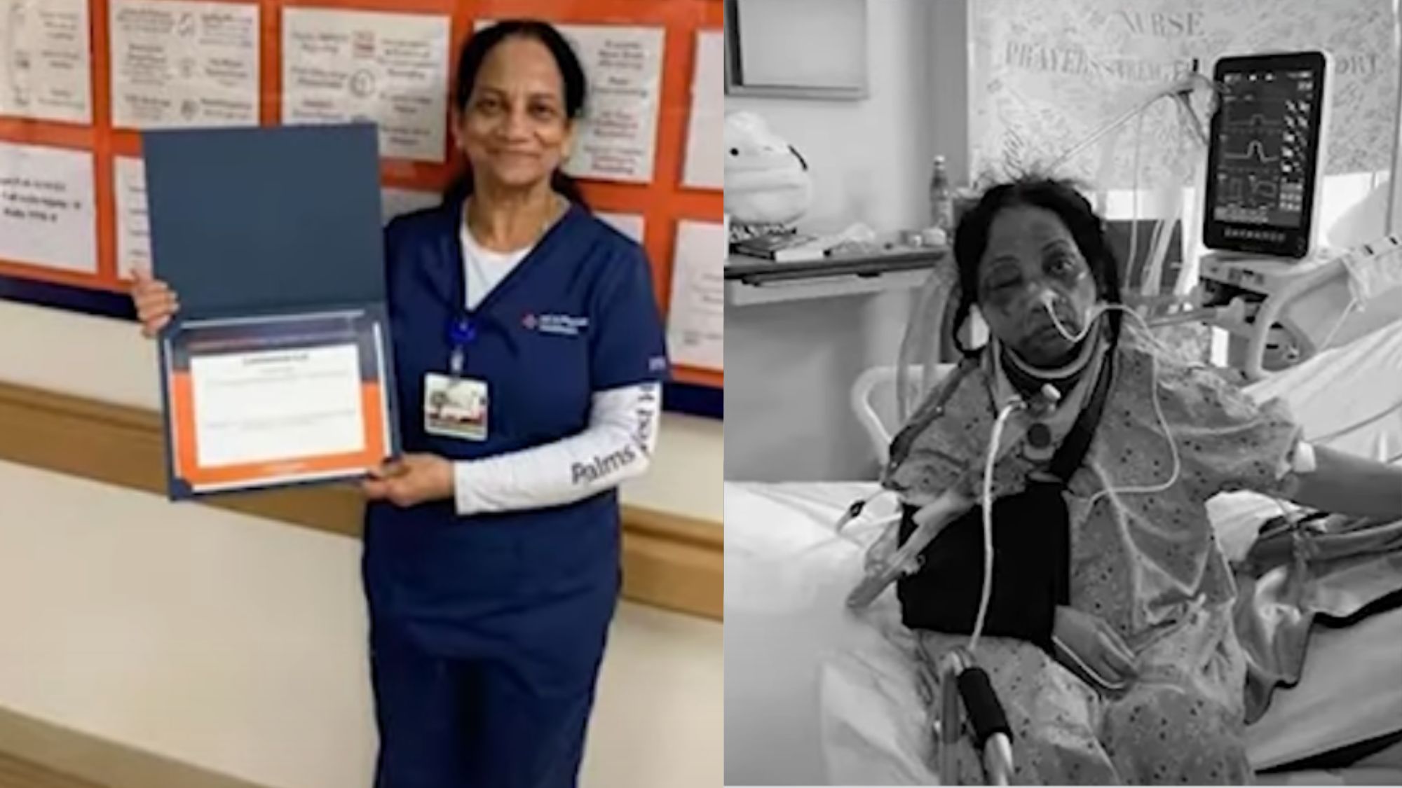 Indian American nurse savagely attacked by patient in suspected hate crime