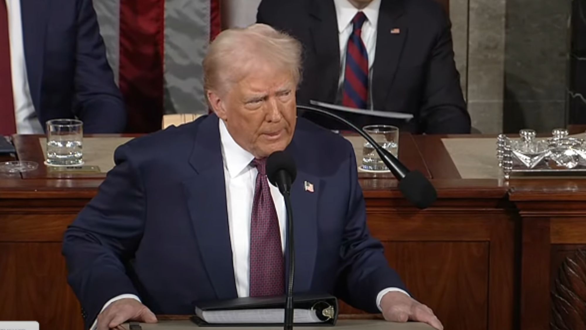 Trump announces ‘swift and unrelenting action’ in speech to Congress