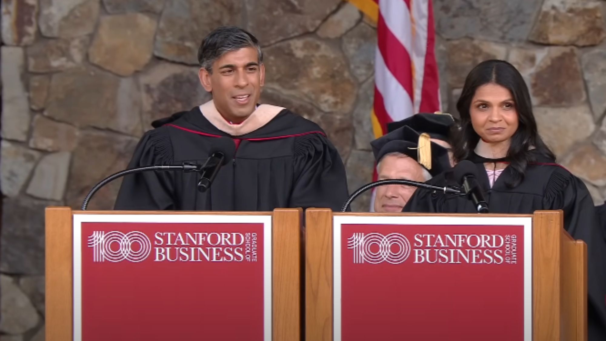 Rishi Sunak and Akshata Murty talk dharma at Stanford Business School
