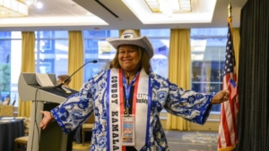 Washington State’s Shastri Conrad wins DNC vice chair seat after historic redo election