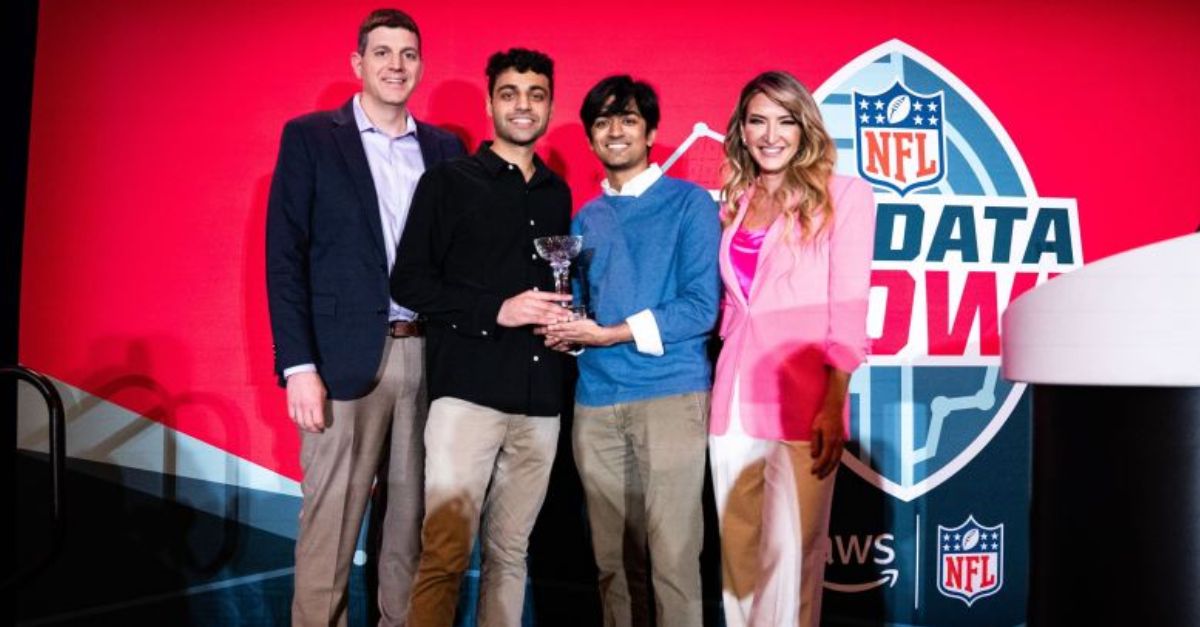Smit Bajaj and Vishakh Sandwar claim the NFL Big Data Bowl