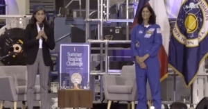 Second Lady Usha Vance visits NASA for the Summer Reading Challenge
