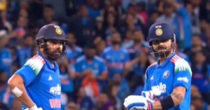 Rohit Sharma shines as India battles Australia in Adelaide ODI