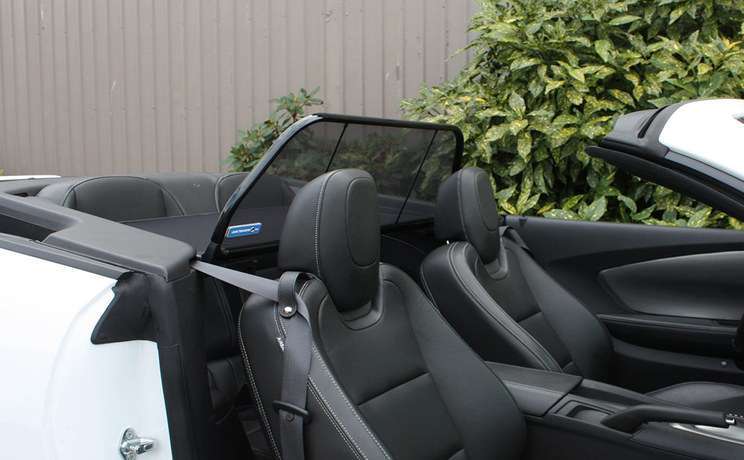 Camaro convertible 2011 to 2015 wind deflector from love the drive