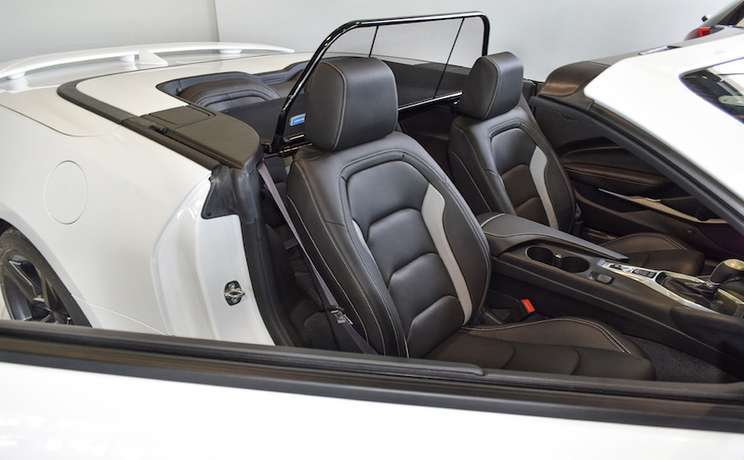 Camaro convertible wind deflector 2016 to 2020 by love the drive door open
