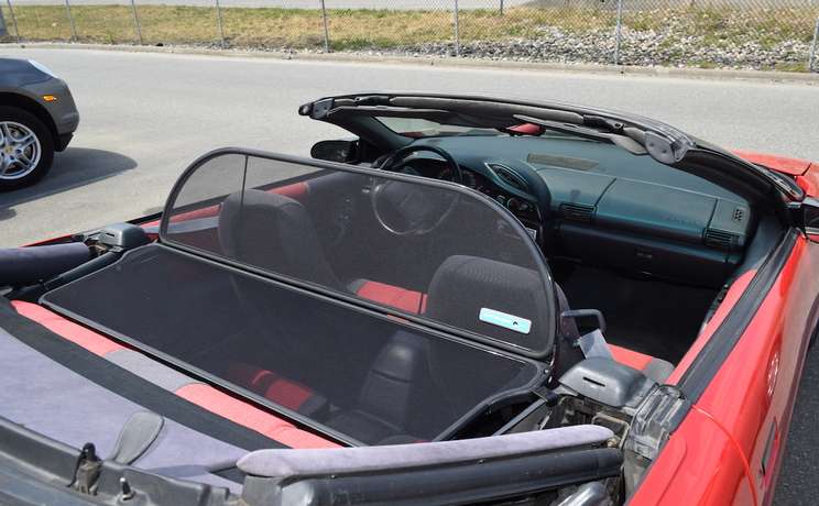 Camaro convertible wind deflector for 1993 to 2002 by love the drive