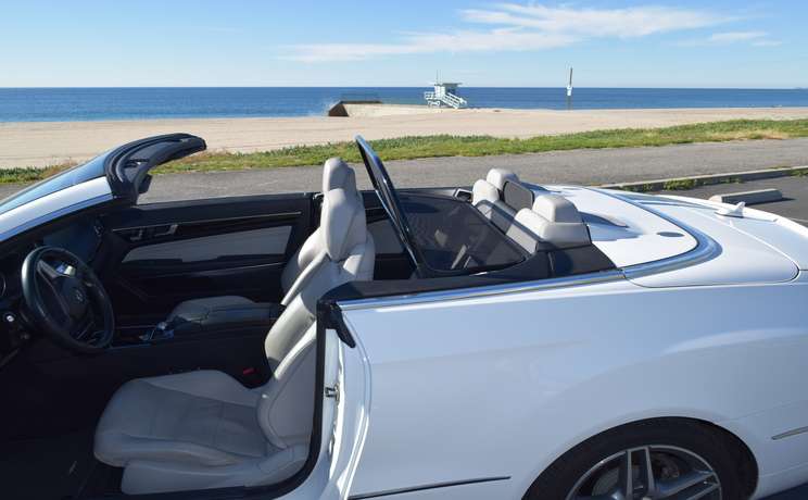 Mercedes e350 and e550 convertible wind deflector by love the drive