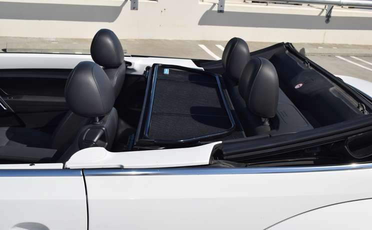 Vw beetle convertible from 2012 to 2019 wind deflector by love the drive flat