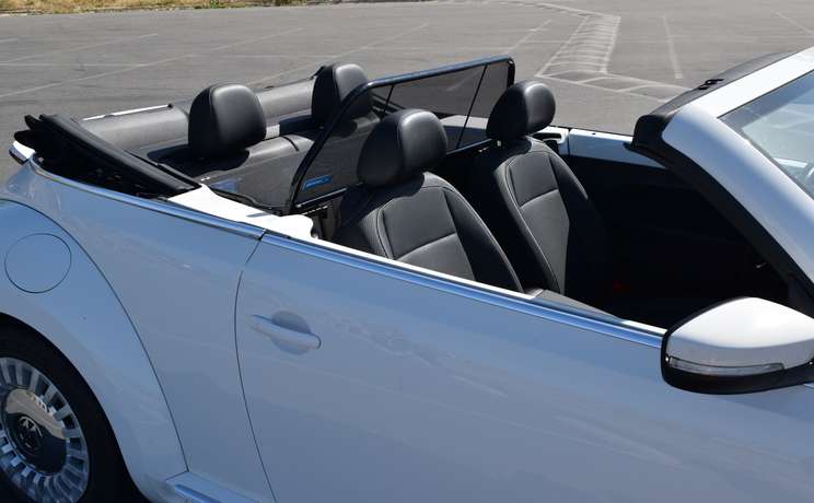 Vw beetle convertible from 2012 to 2019 wind deflector by love the drive passenger side front