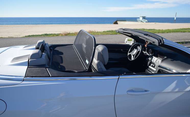 Mercedes e350 convertible wind hot sale deflector