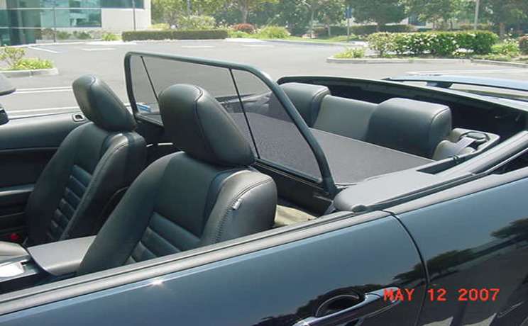 Mustang convertible wind deflector 2005 to 2014 by love the drive 1
