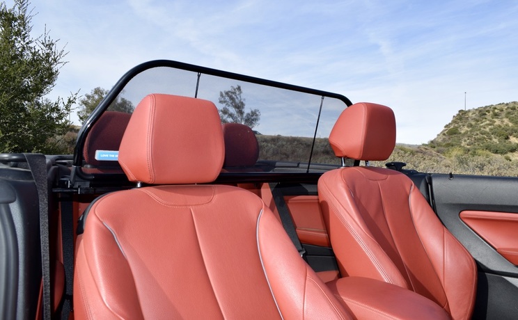 Bmw 2 convertible wind deflector by love the drive looking back photo