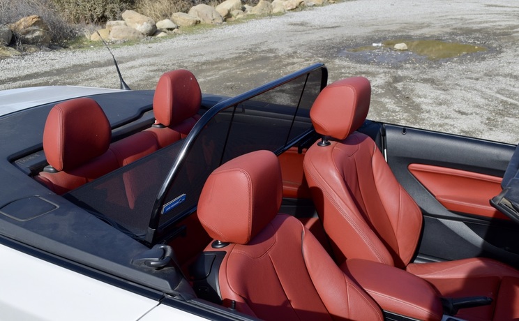Bmw 2 convertible wind deflector by love the drive passenge side photo 4