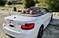 Bmw 2 convertible wind deflector by love the drive rear photo