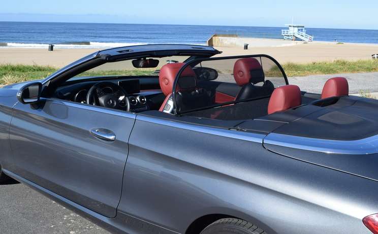 Mercedes convertible wind deflector the  1 accessory for c class mercedes made by love the drive