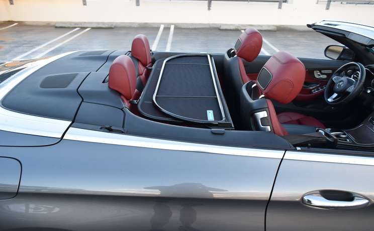 Mercedes convertible wind deflector the  1 accessory for c class mercedes